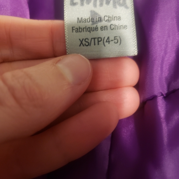 Champion Girls XS Purple Snowbib Overall Snow Pants VentureDry - Picture 8 of 8